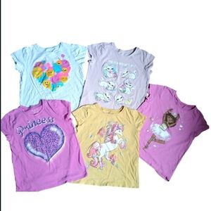 The children's place kids' t-shirt bundle 5 piece size M 7-8
